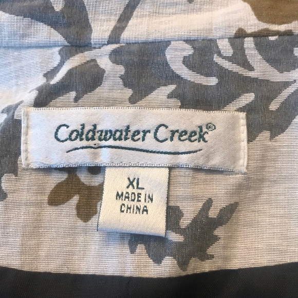 Coldwater Creek Floral Print Cardigan Jacket - Picture 5 of 6